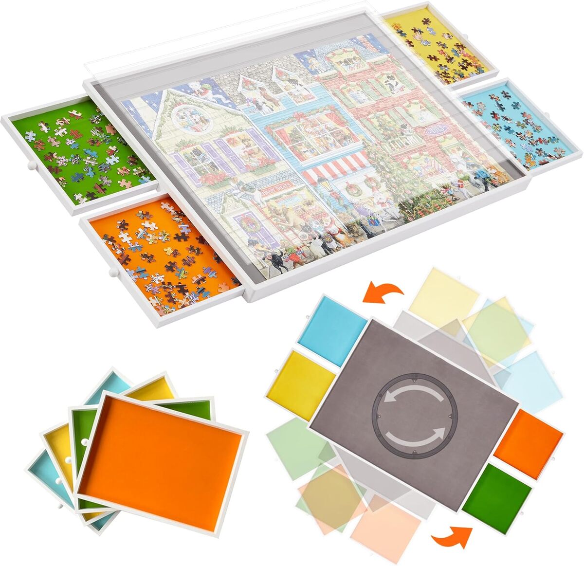 Test de la planche de puzzle rotative YISHAN : praticité et élégance