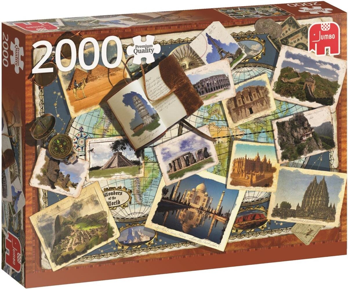 Test : puzzle Jumbo Wonders of the World 2025 pièces