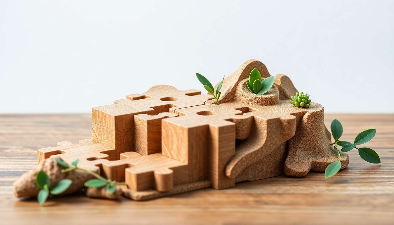 Les matériaux écologiques dans les puzzles 3D modernes