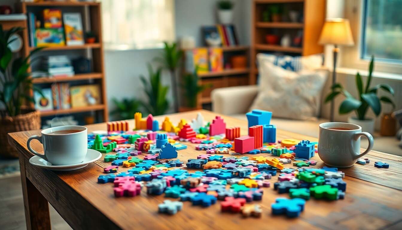 Organiser un atelier de puzzles 3D à la maison