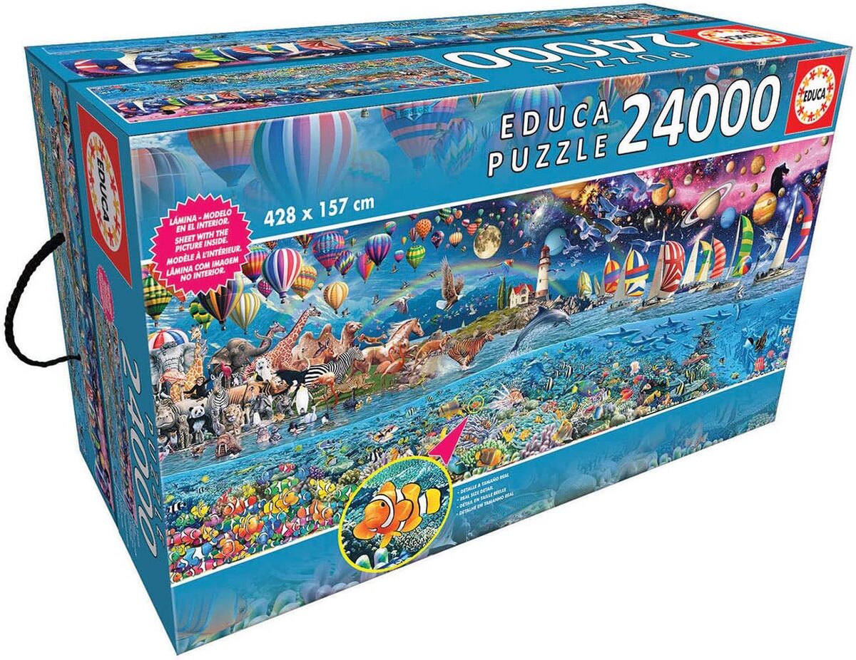 Test : le puzzle XXL de 24000 pièces Educa
