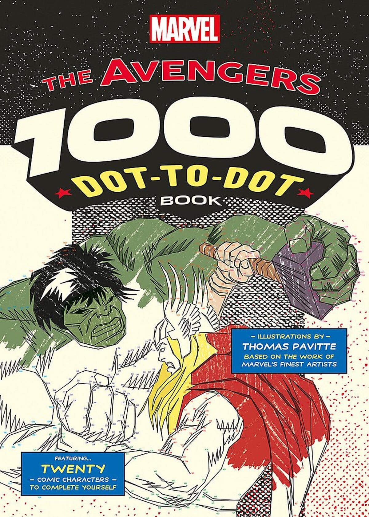 Test : livre Marvel's Avengers 1000 Dot-to-Dot, connectez les héros