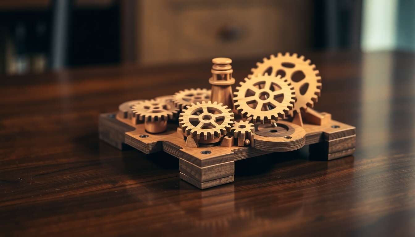 Ugears : l'art ukrainien du puzzle en bois à mouvement mécanique