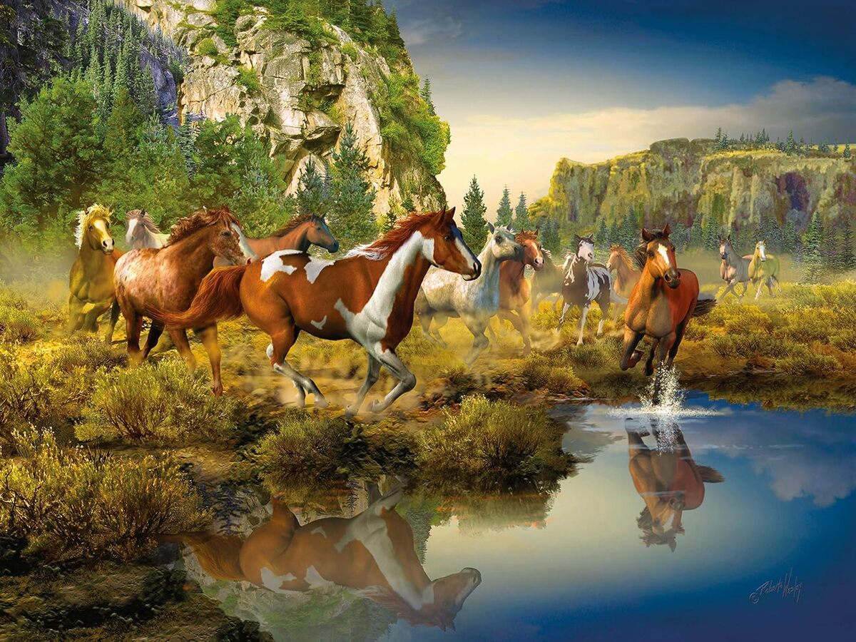 Test captivant : puzzle Wild Horses dévoilé