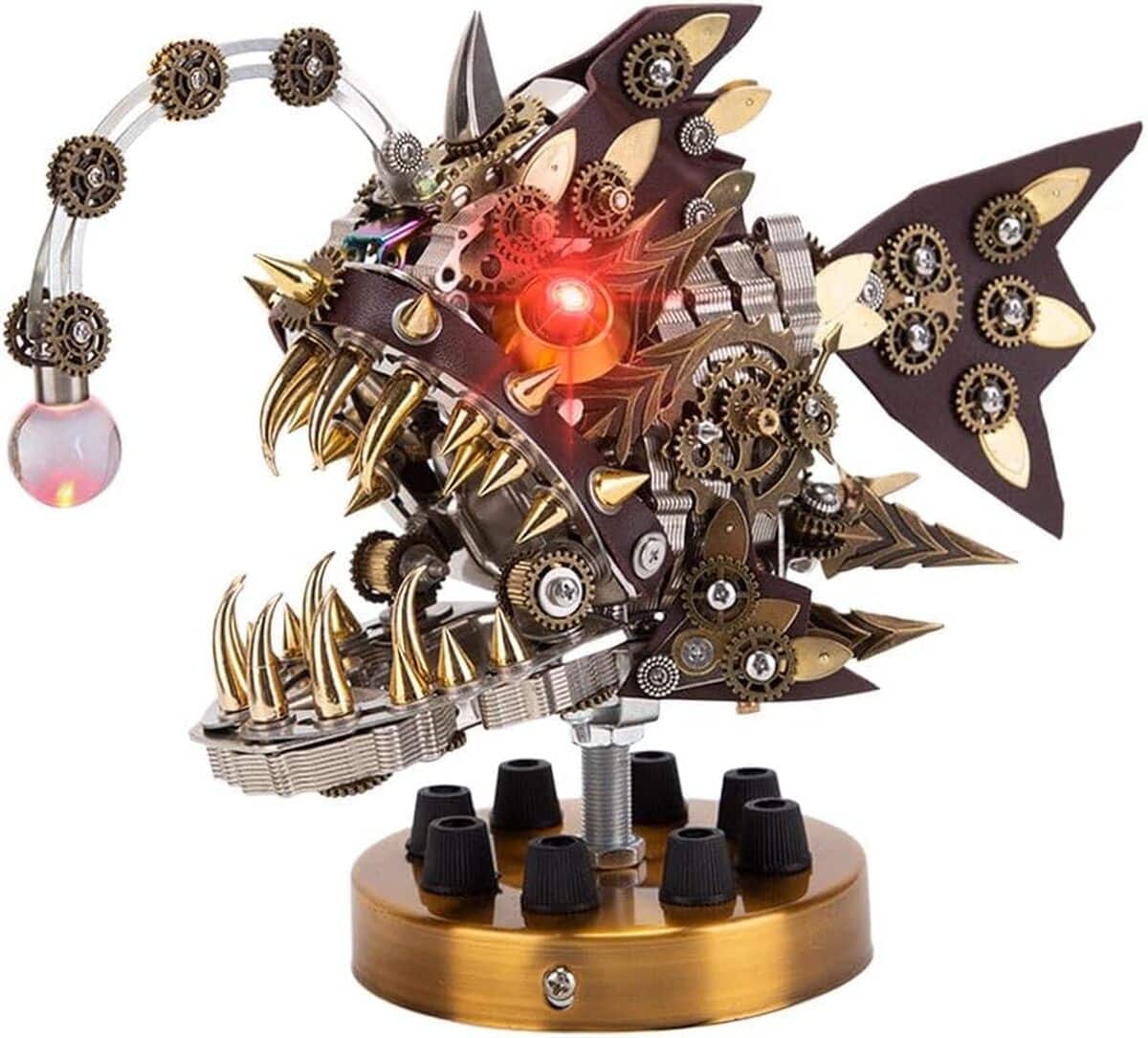 Casse-tête 3D Métal Squelette Crâne Steampunk - Plus De 240 Pièces à Assembler Sans Colle - Décoration Bureau/chambre