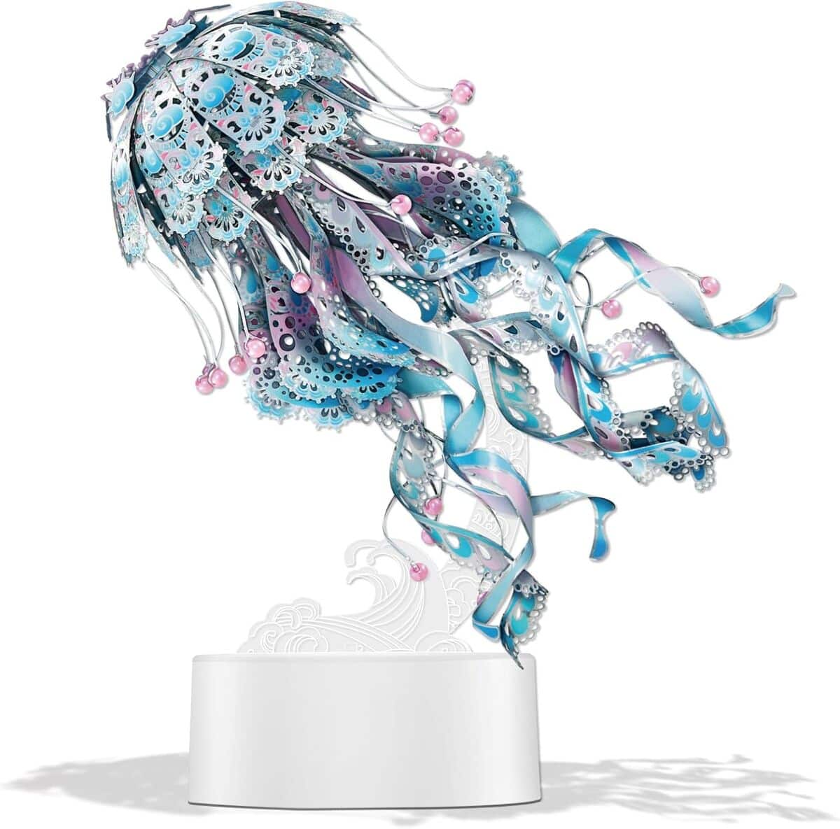 Test du Piececool : casse-tête 3D méduse lumineuse