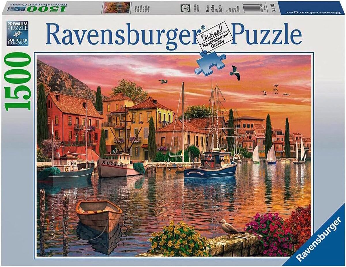 Test du puzzle 1500 pièces port méditerranéen : plongez dans l'énigme