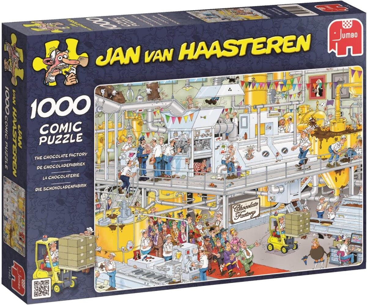 Test du puzzle Jumbo 17452 : la chocolate factory en 1000 pièces