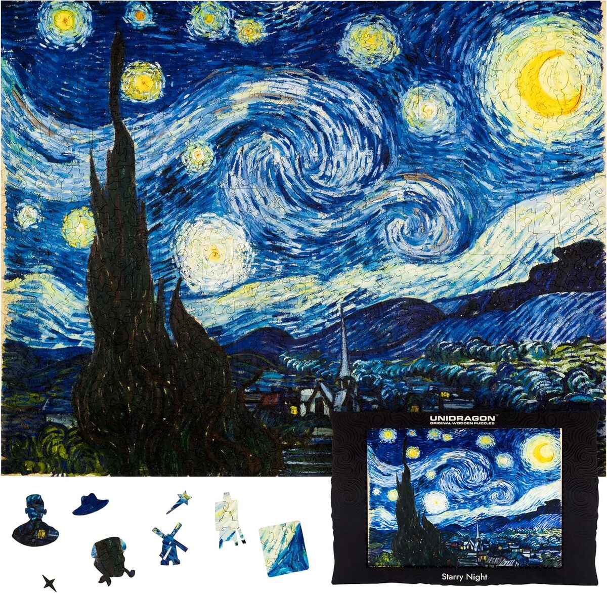 Test du puzzle Unidragon Starry Night : un chef-d'œuvre à assembler