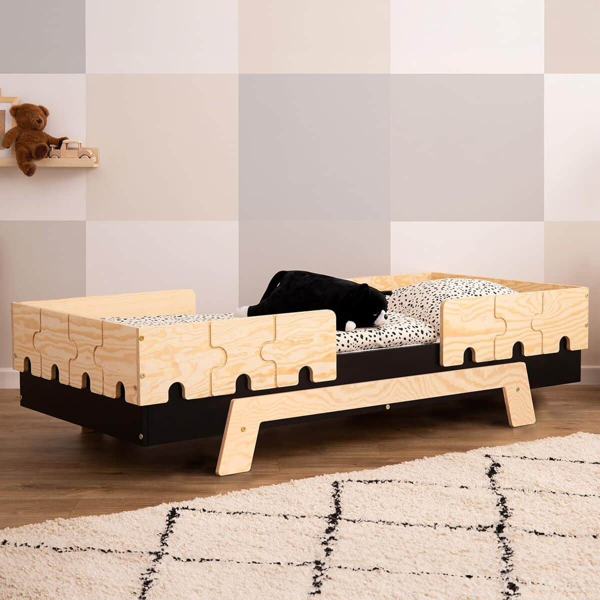 Test du smartwood lit enfant avec garde-corps Puzzle BR2