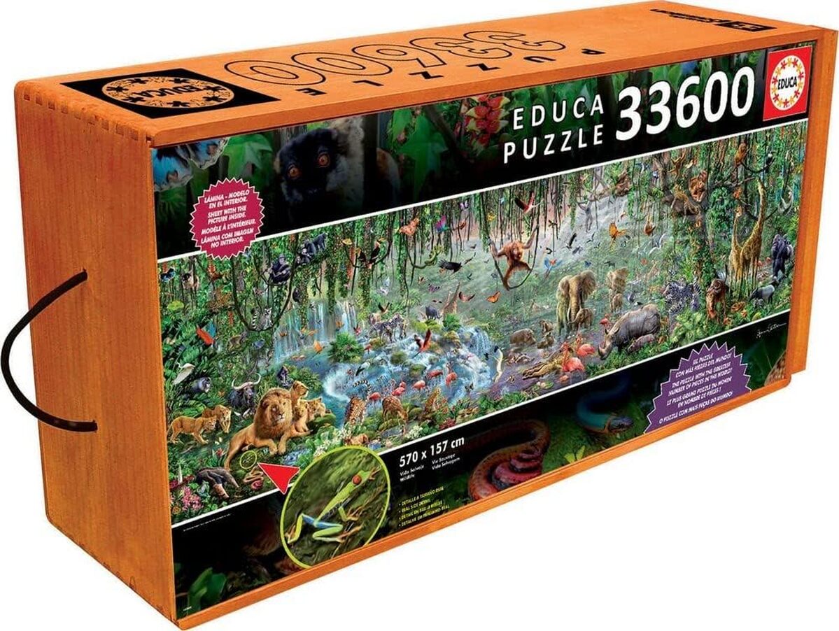 Test : educa - Puzzle géant 33600 pièces, vie sauvage