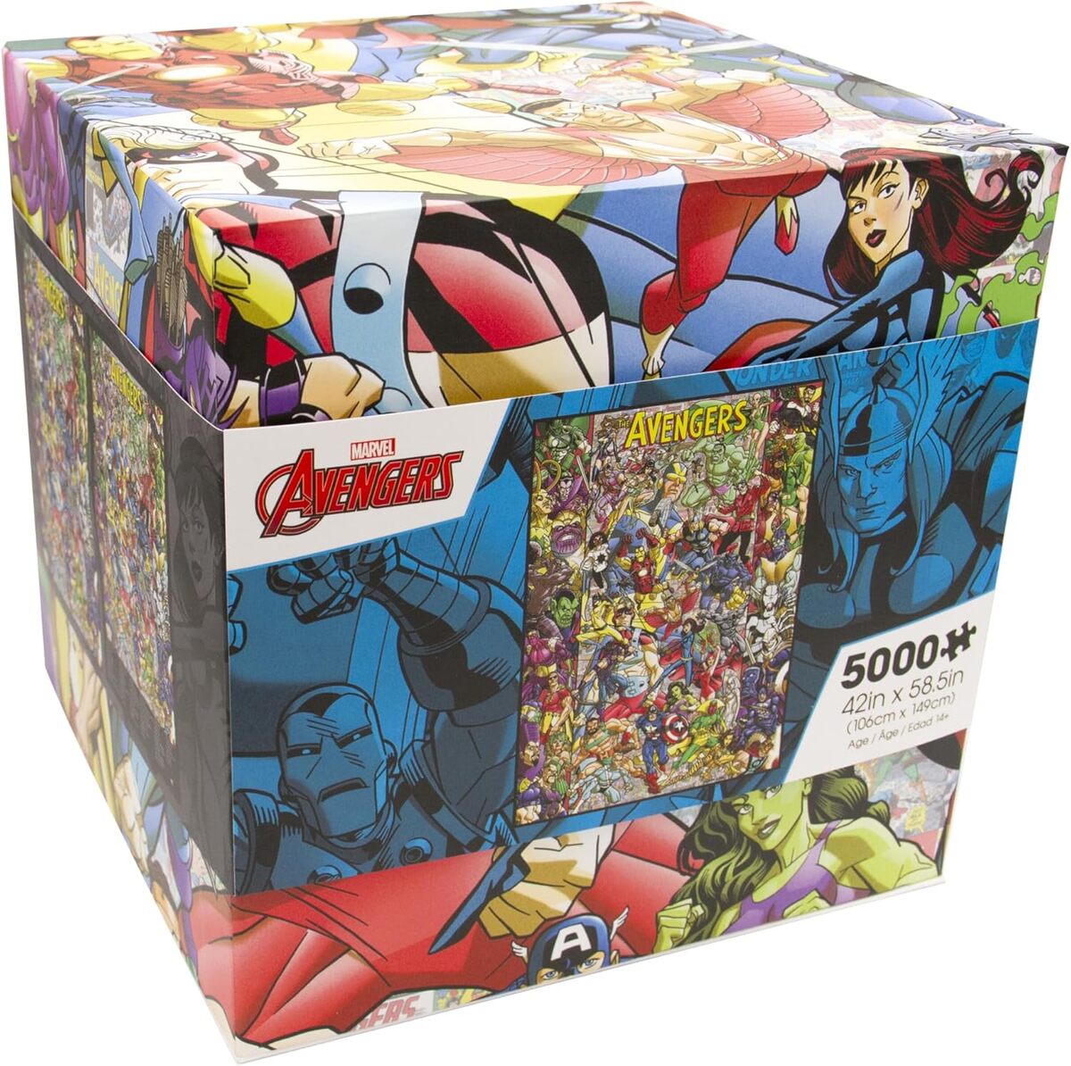 Test du puzzle Avengers 5 000 pièces d'Aquarius : immersion sans reflet