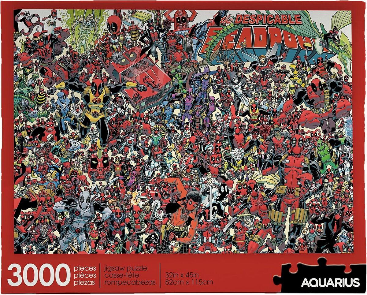 Test du puzzle Deadpool 3000 pièces de chez Aquarius : l'expérience ultime pour les fans