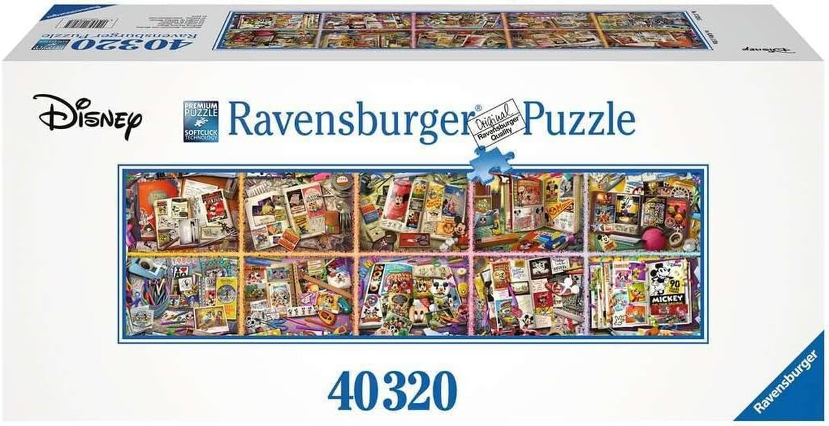 Test du puzzle Ravensburger 40000 pièces : mickey à travers le temps