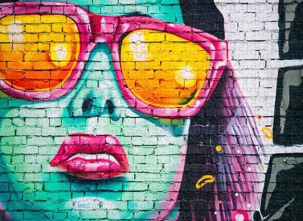 Test : puzzle 5000 pièces graffiti girly