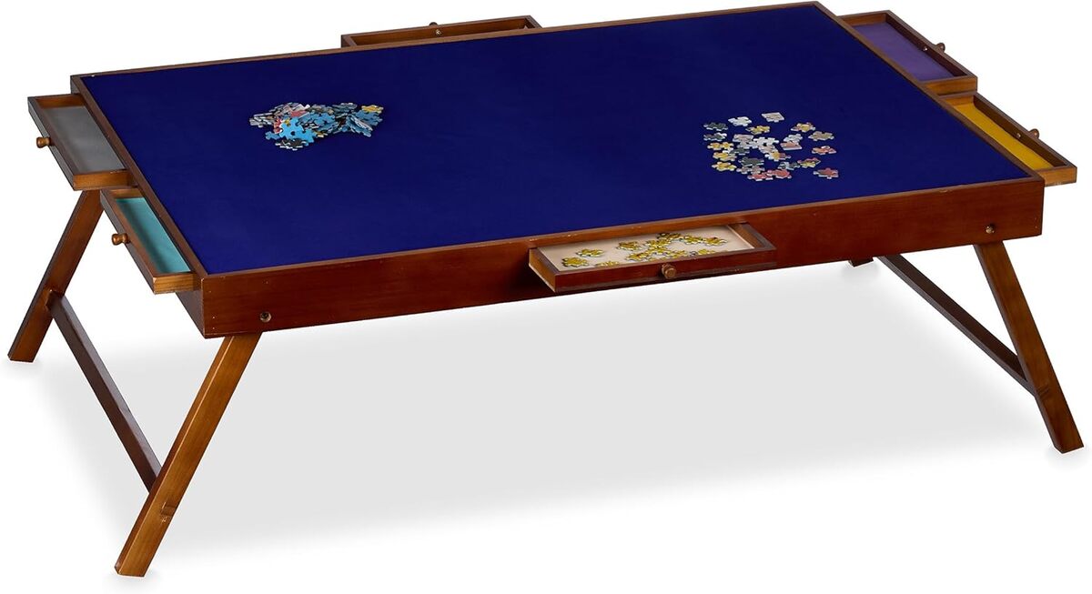 Test : relaxdays table de puzzle, idéale pour les passionnés