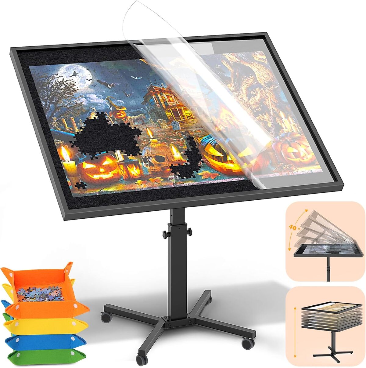 Test : table de puzzle ajustable, idéale pour adultes