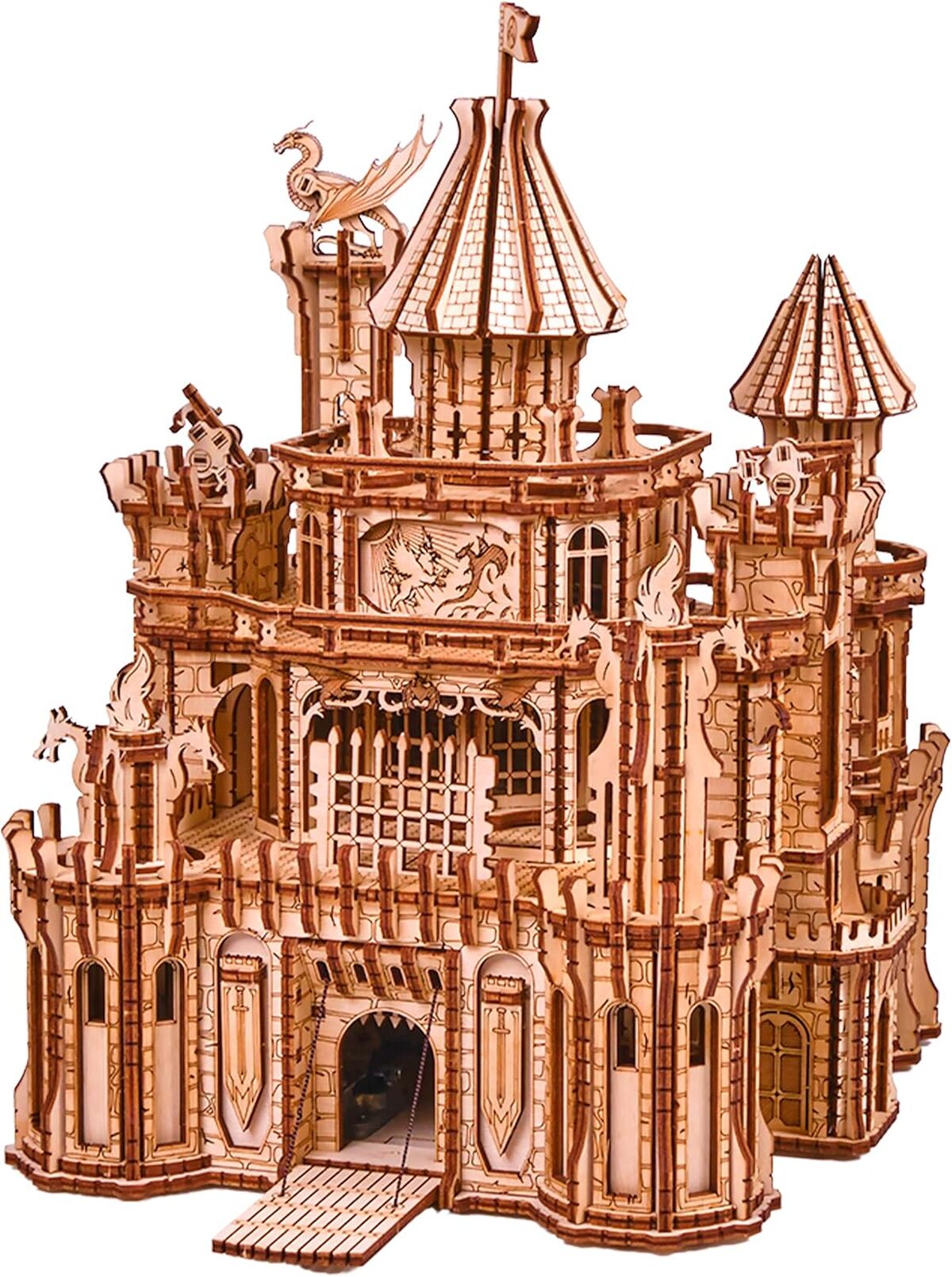 Test : wood Trick Dragon Castle, puzzles 3D en bois à construire