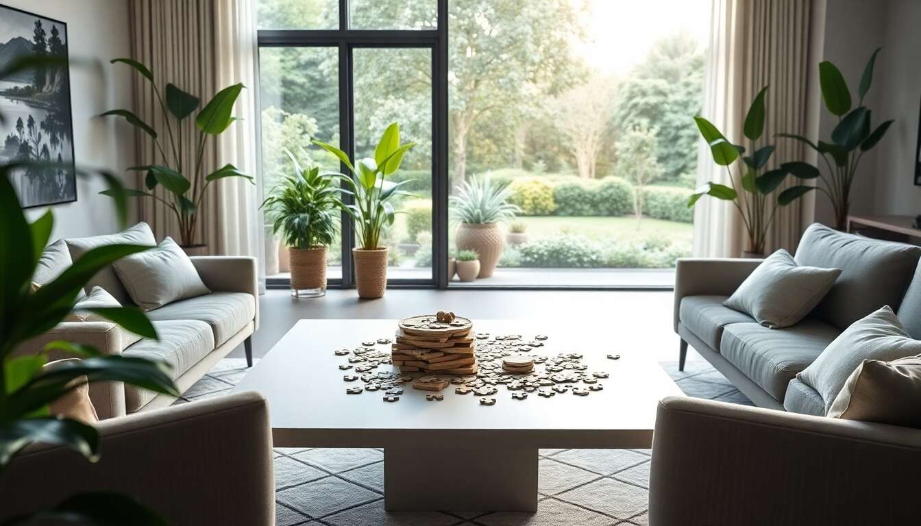 Astuces pour optimiser l'espace avec une table de puzzle