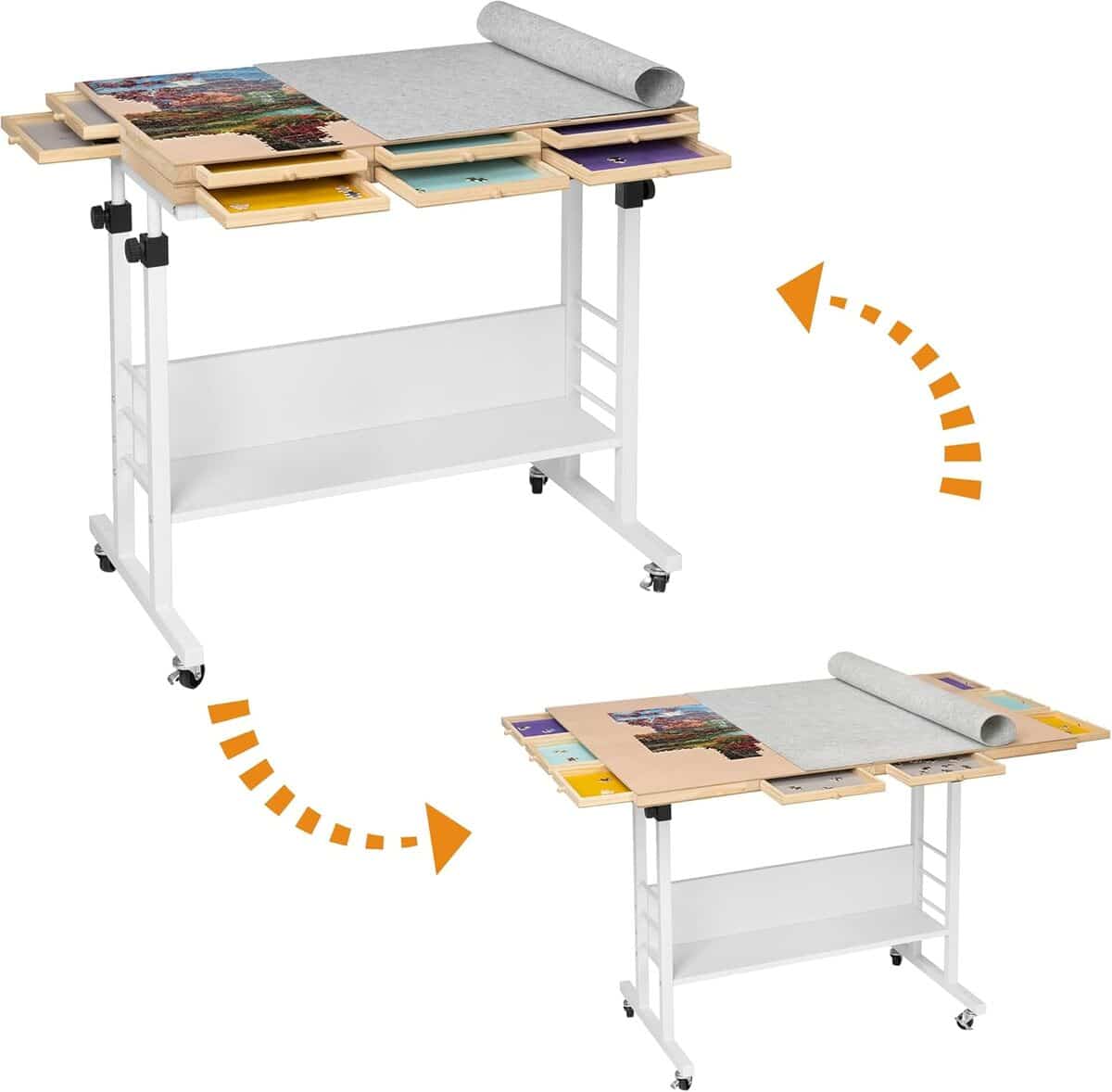 Test de la table puzzle Tektalk : praticité et innovation pour 2025 pièces