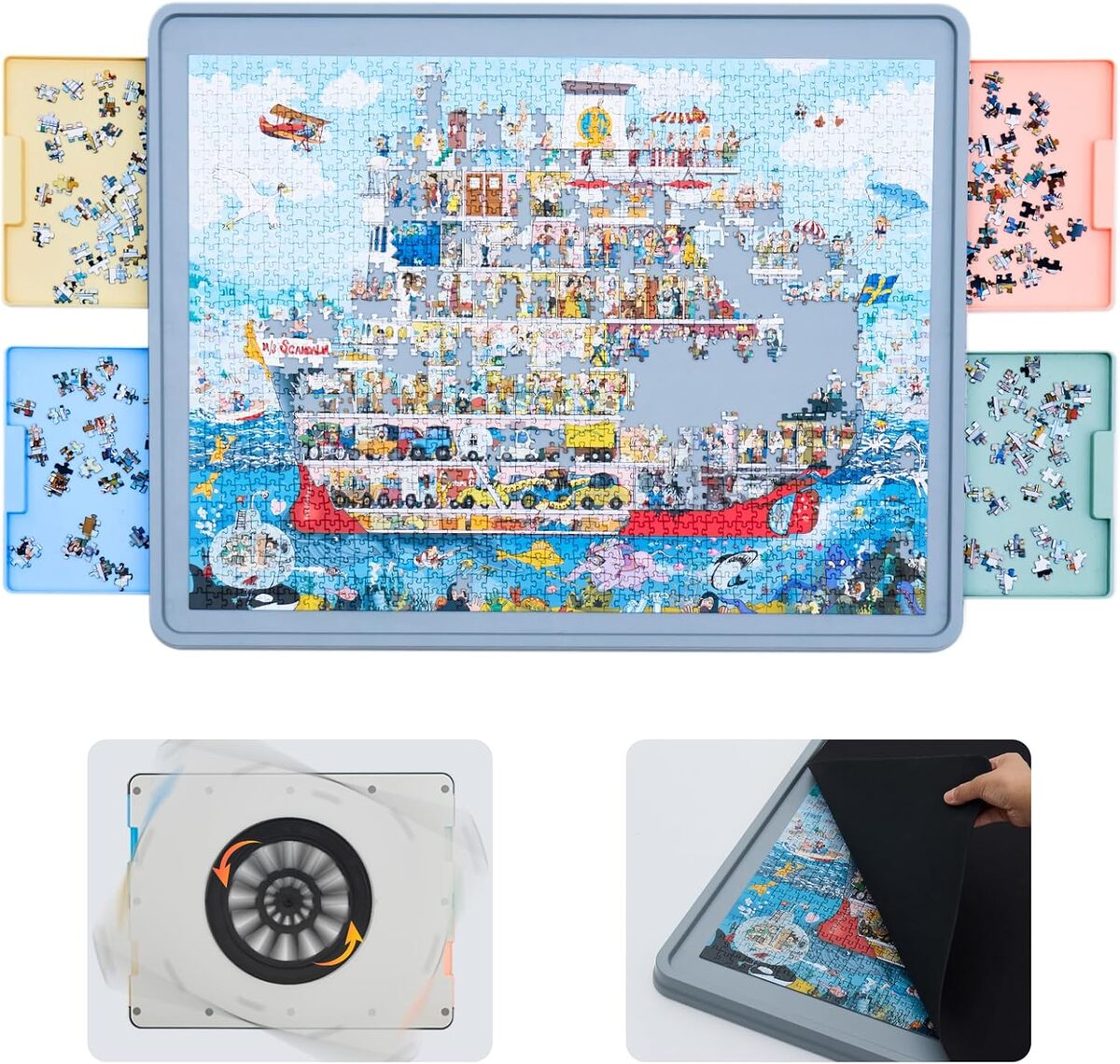 Test : wELGEE planche de puzzle rotative et portable