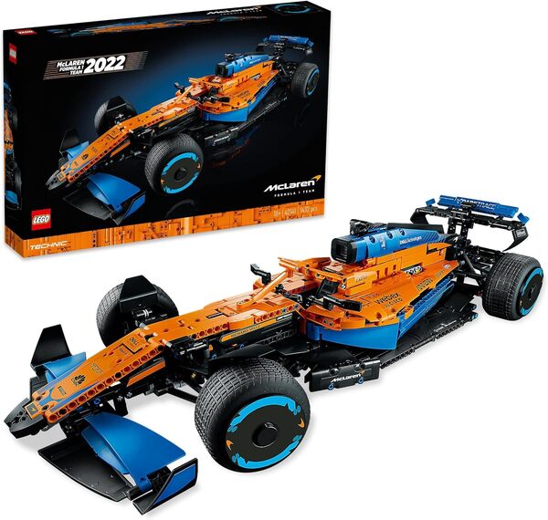 LEGO Technic La Voiture De Course McLaren Formula 1 2022 pour Adultes avec 1434 Pièces & 42160 Technic Audi RS Q e-tron, Voiture de Rallye Télécommandée, Maquette Off-Road Dakar