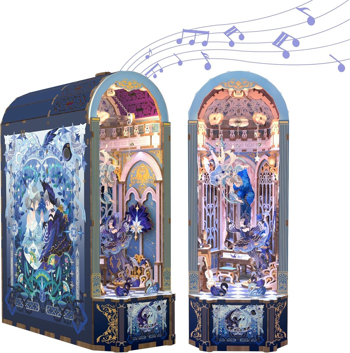 Avis sur le kit de bricolage Tonecheer : maison miniature et serre-livres lumineux