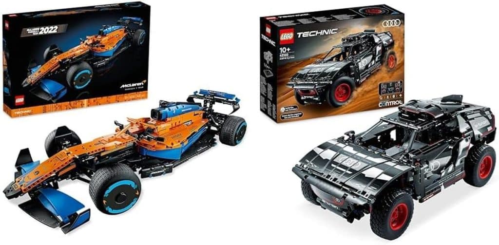 Test : lEGO Technic McLaren F1 2025 et Audi RS Q e-tron