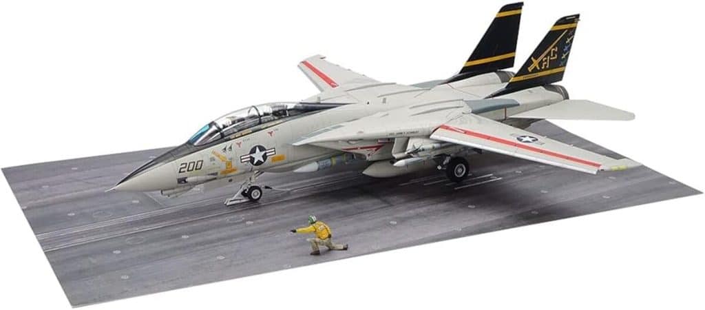 Test maquette avion Grumman F-14a Tomcat Carrier Launch Set