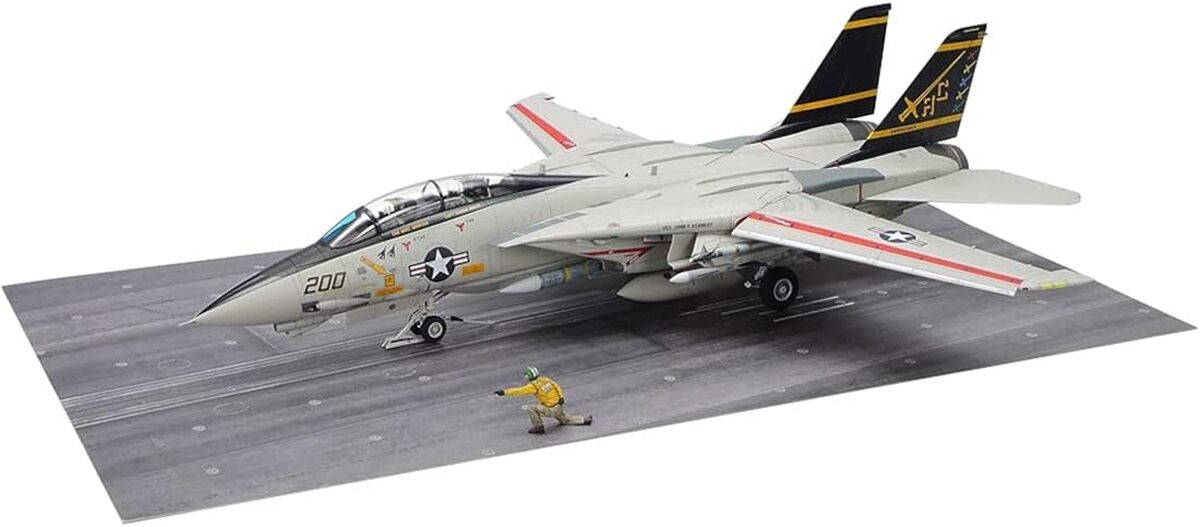 Test maquette avion Grumman F-14a Tomcat Carrier Launch Set
