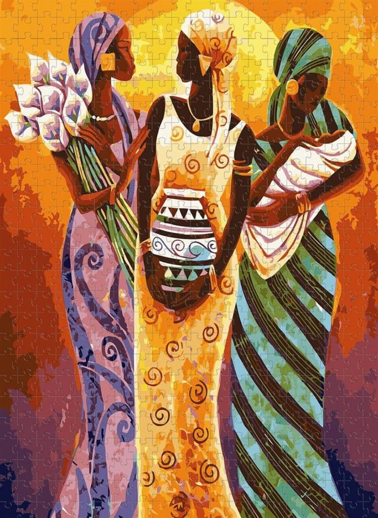 Avis sur le puzzle 8000 pièces : art africain pour détente et méditation