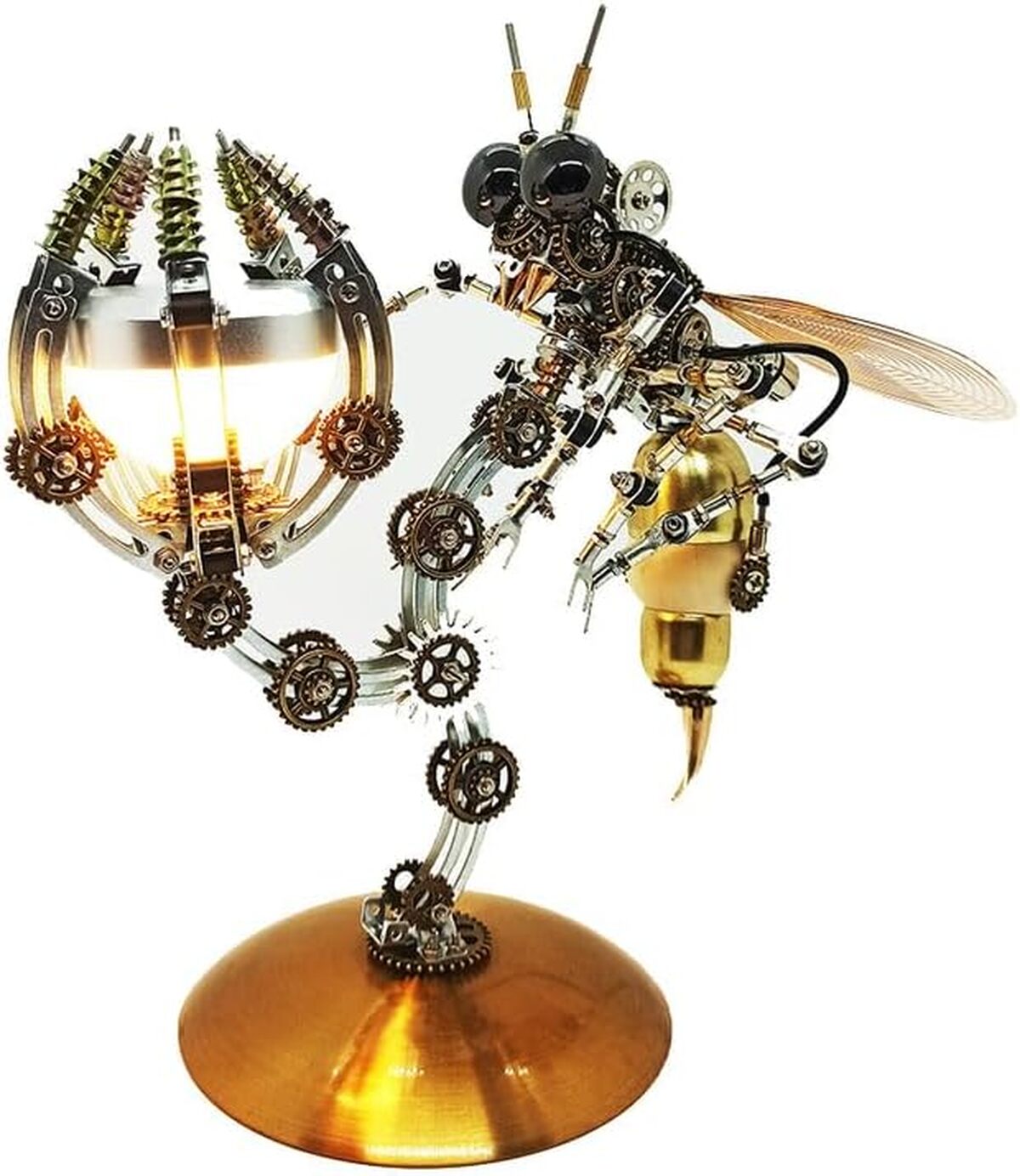 Test casse-tête 3D Metalkitor : guêpe steampunk en métal