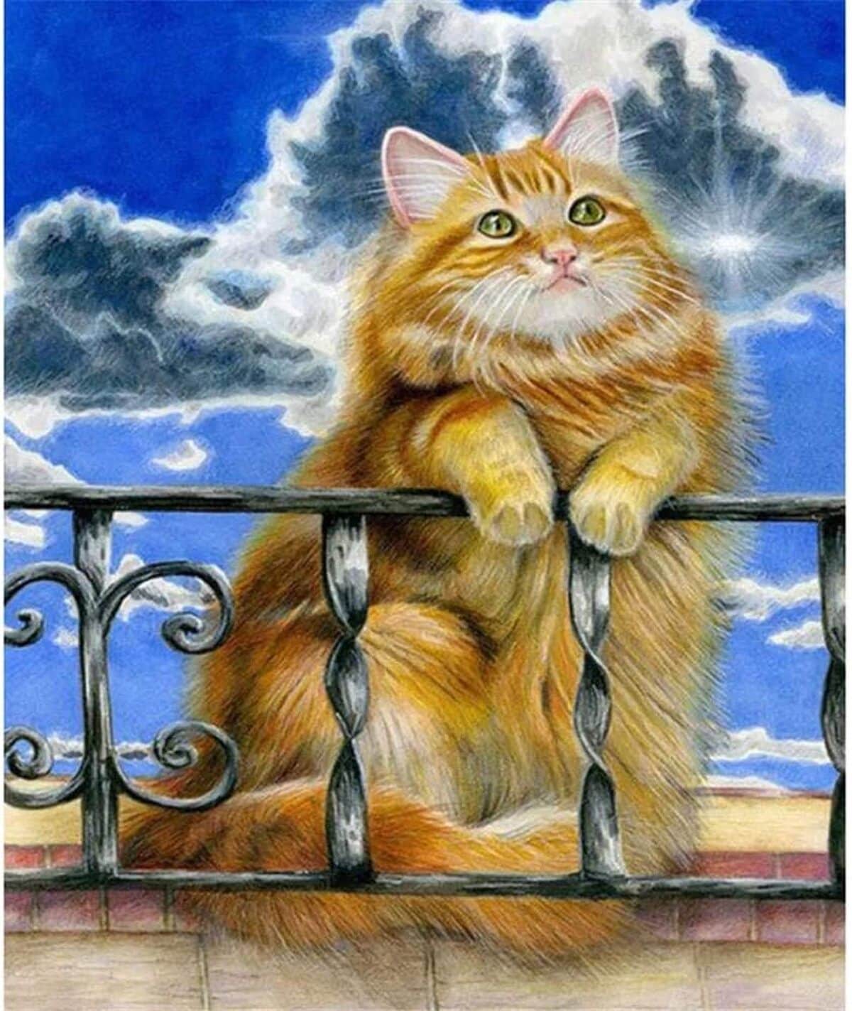 Test du puzzle 6000 pièces : défi cérébral avec le chat sur la balustrade