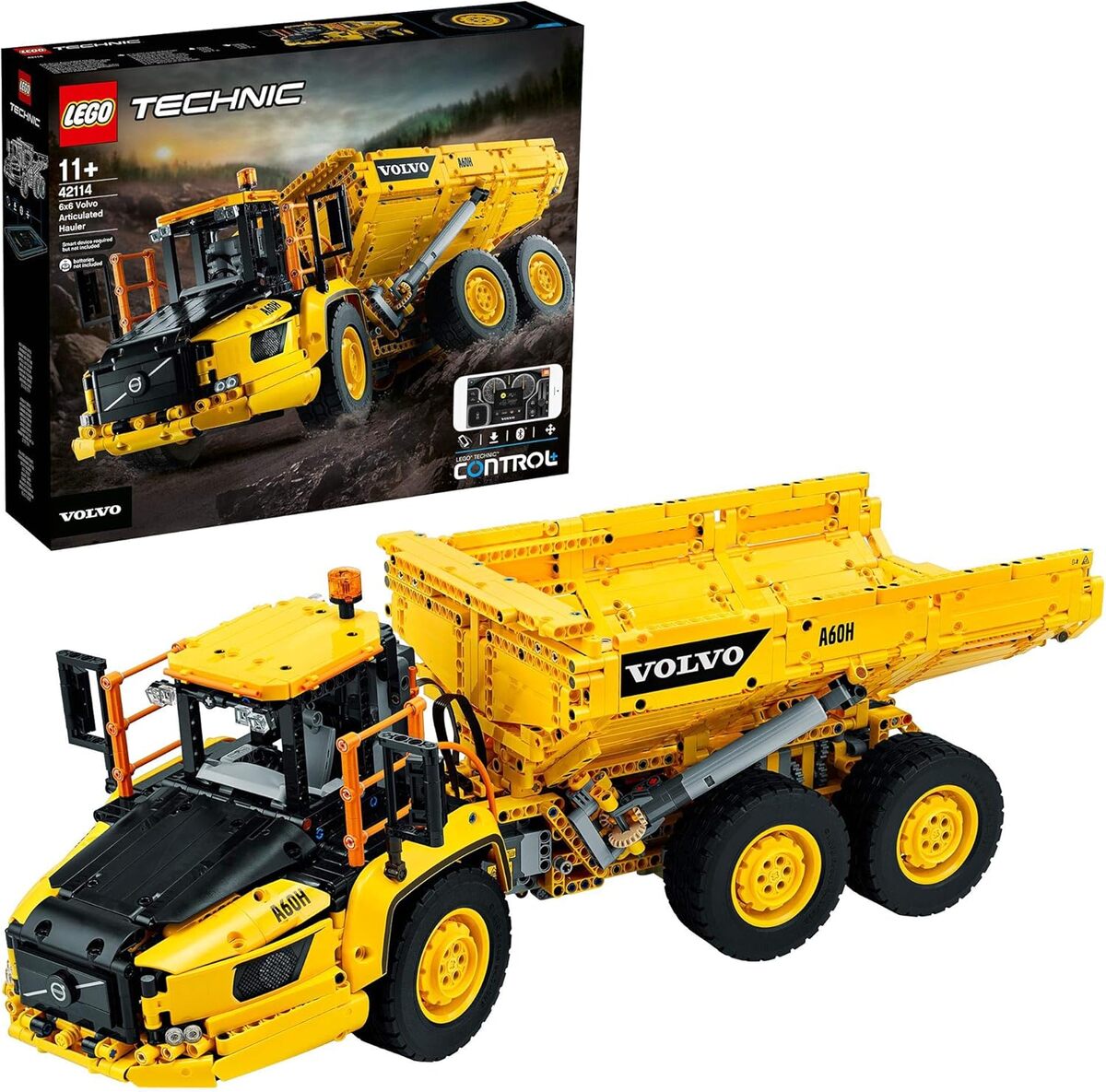 Test : lego 42114 technic tombereau articulé volvo