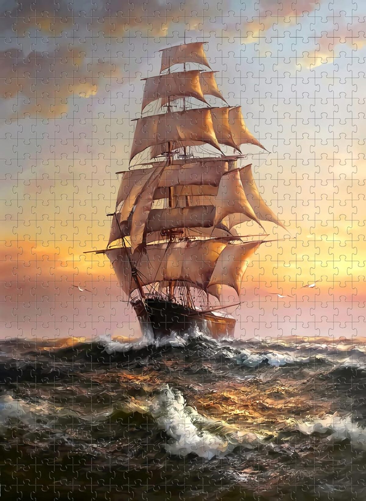 Test : puzzle vague voile adulte 8000 pièces