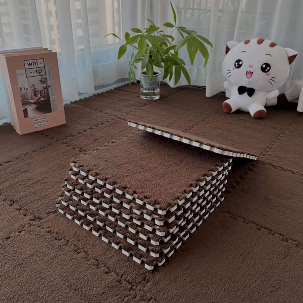 Test : tapis en mousse à emboîter - 50 pièces - pratique et ludique