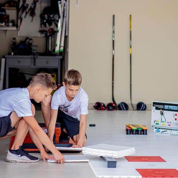 Hockey Revolution Tapis de sol professionnel à carreaux pour entraînement de hockey - My Puzzle Systems