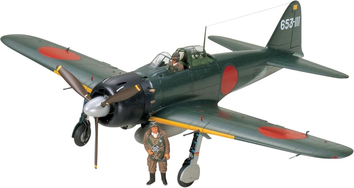 Test de la maquette Tamiya Mitsubishi A6m5