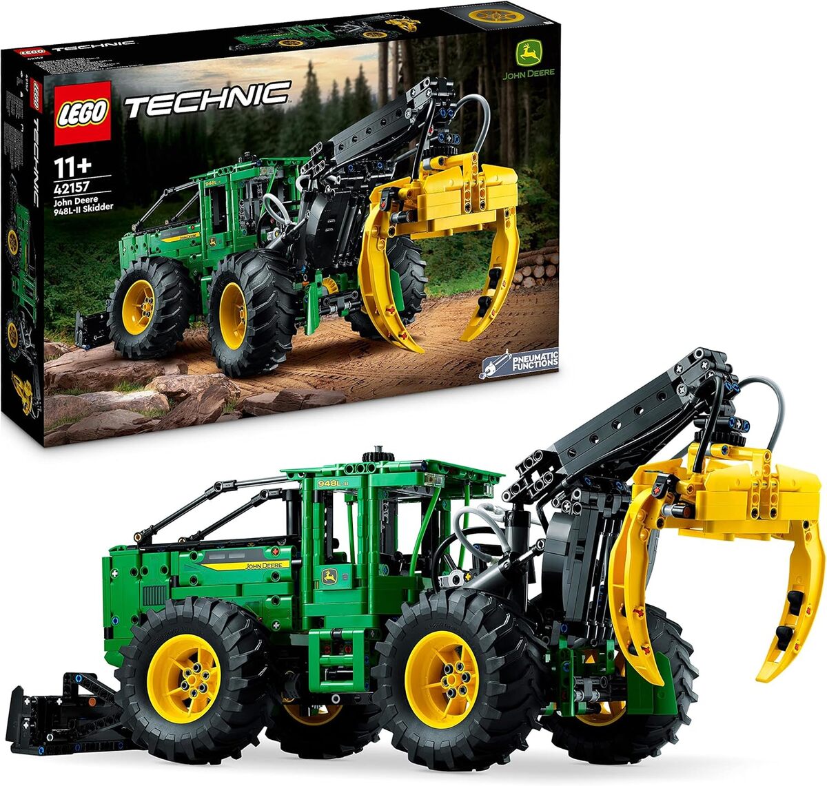 Test : dégriffeuse John Deere 948L-II LEGO Technic 42157, puissance et précision