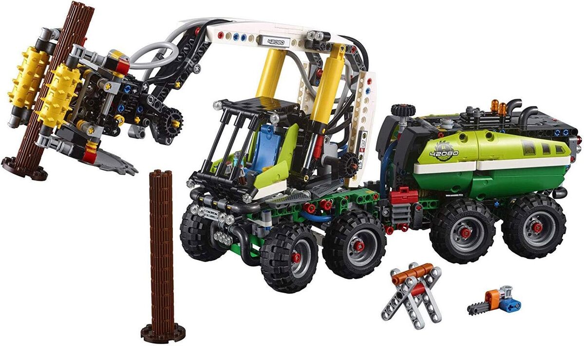 Test du Lego Technic 42080: forest harvester, 1003 pièces