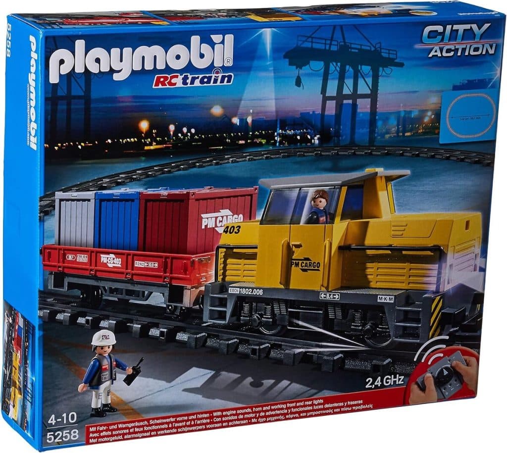 Test du train porte-conteneurs radio-commandé Playmobil 5258