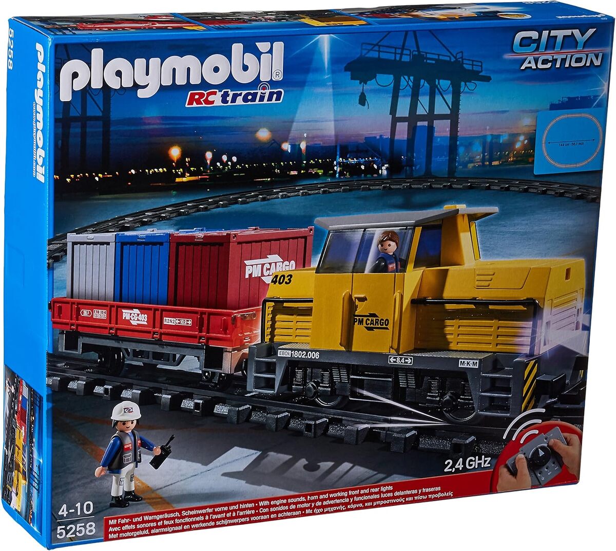 Test du train porte-conteneurs radio-commandé Playmobil 5258