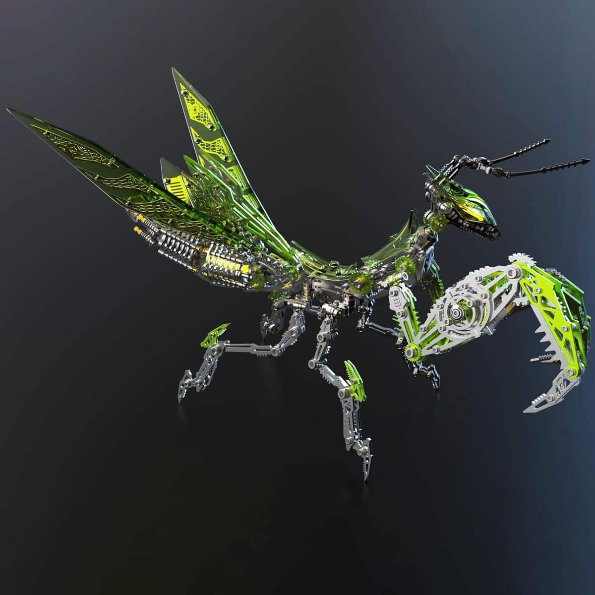 Test : mantis géante en métal Metalkitor, défi steampunk en 3D