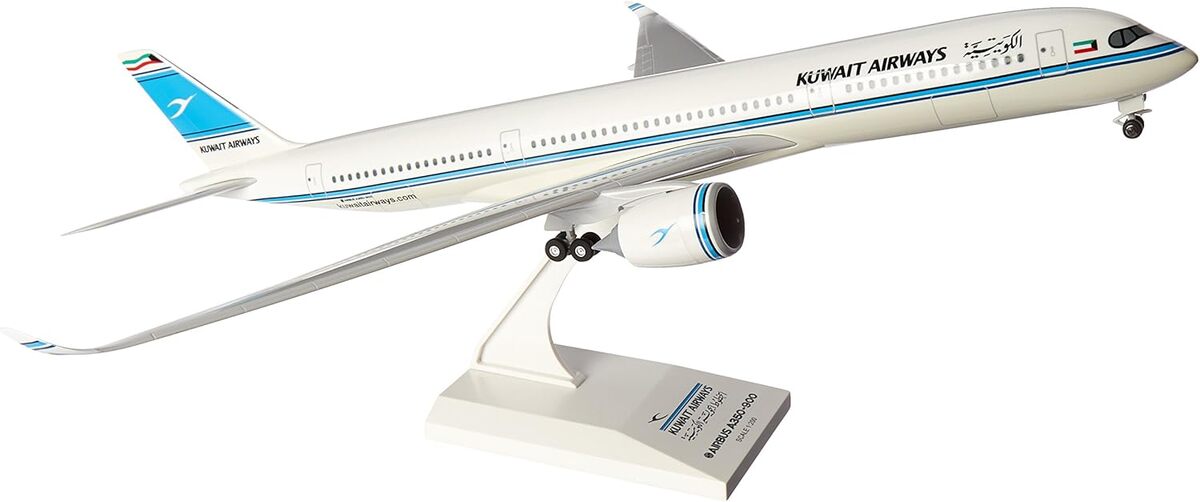 Test : maquette d'avion Skymarks SKR883 Kuwait Airways A350-900 1 : 200