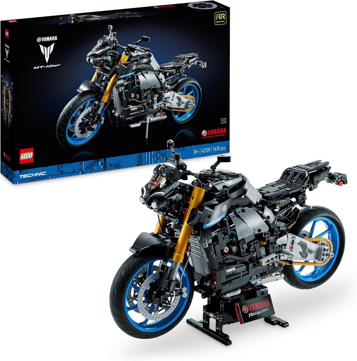 Test : maquette LEGO Technic Yamaha MT-10 SP 42159