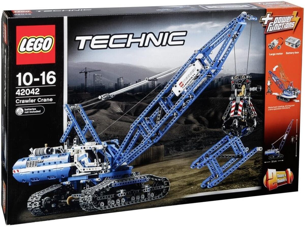 Test de la grue sur chenilles Lego Technic 42042