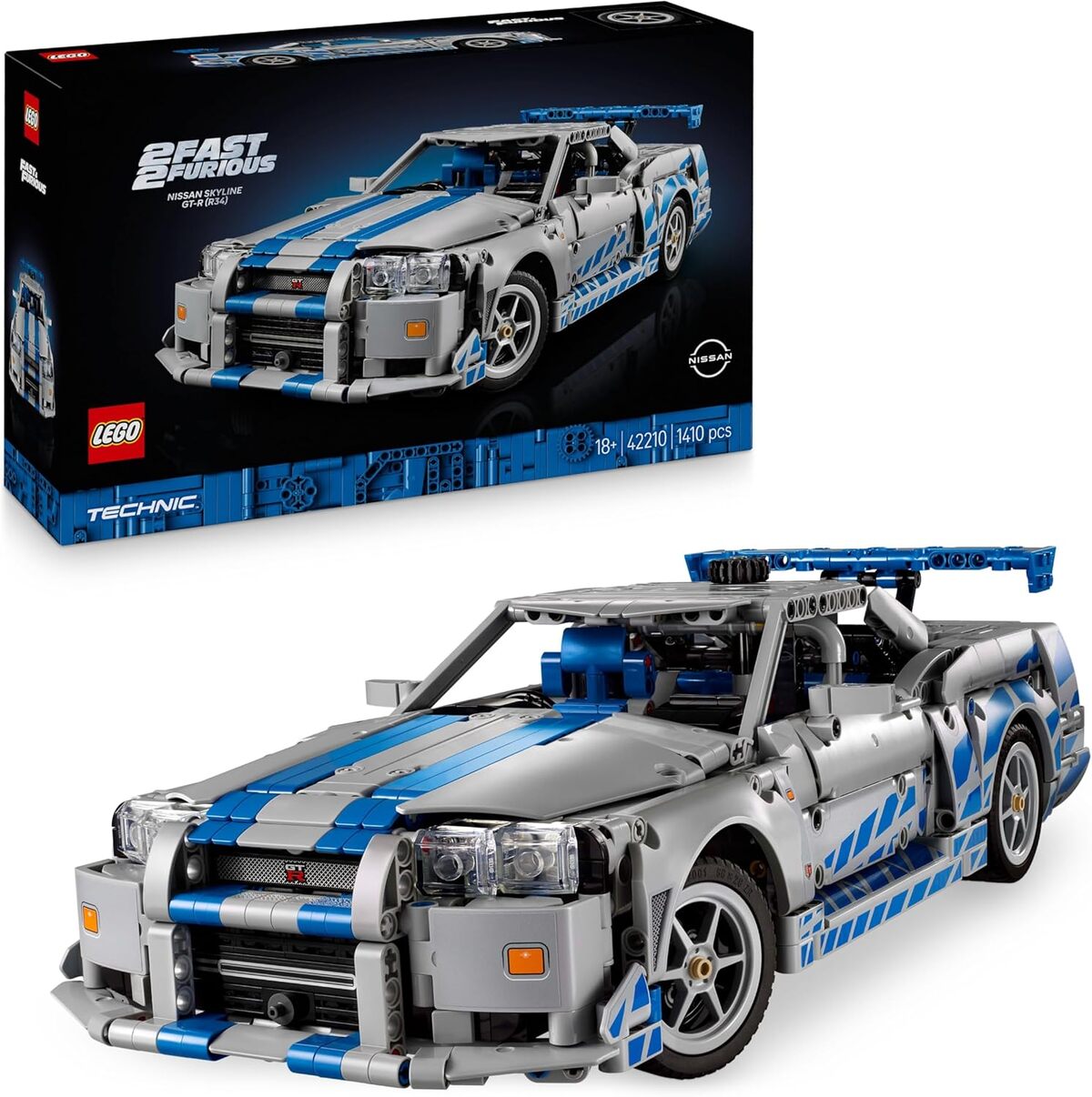 Test de la LEGO Technic Nissan Skyline GT-R (R34) : maquette adulte 42210 idéale pour les fans