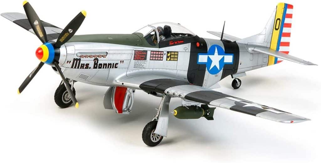 Test de la maquette Tamiya P-51d/k Mustang Pacifique
