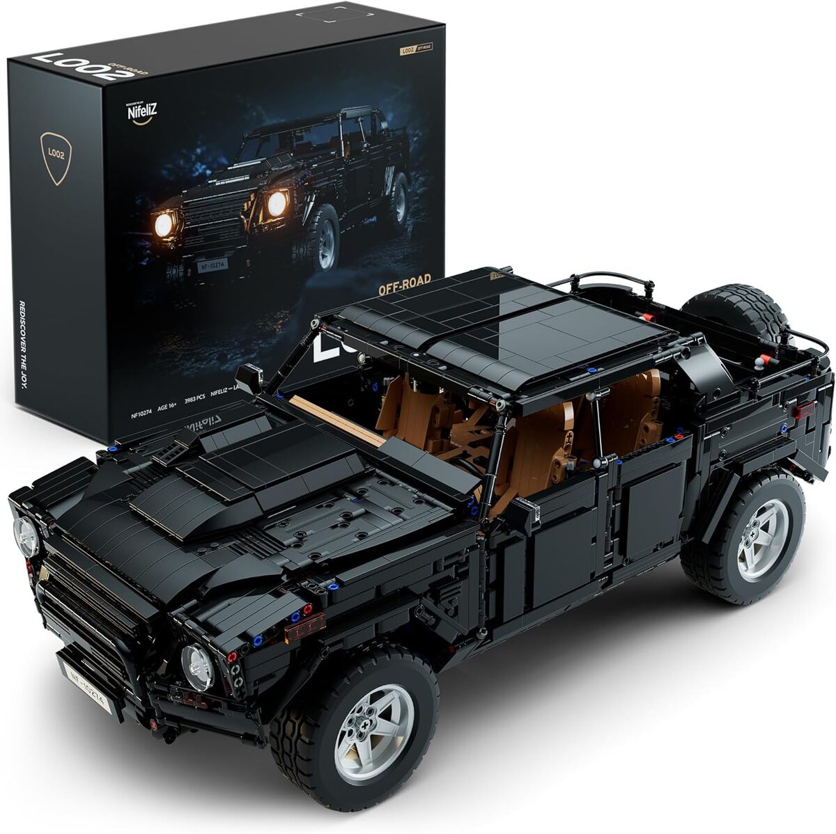 Test du kit Nifeliz L002 Off-Road : sUV tout-terrain à construire pour adultes
