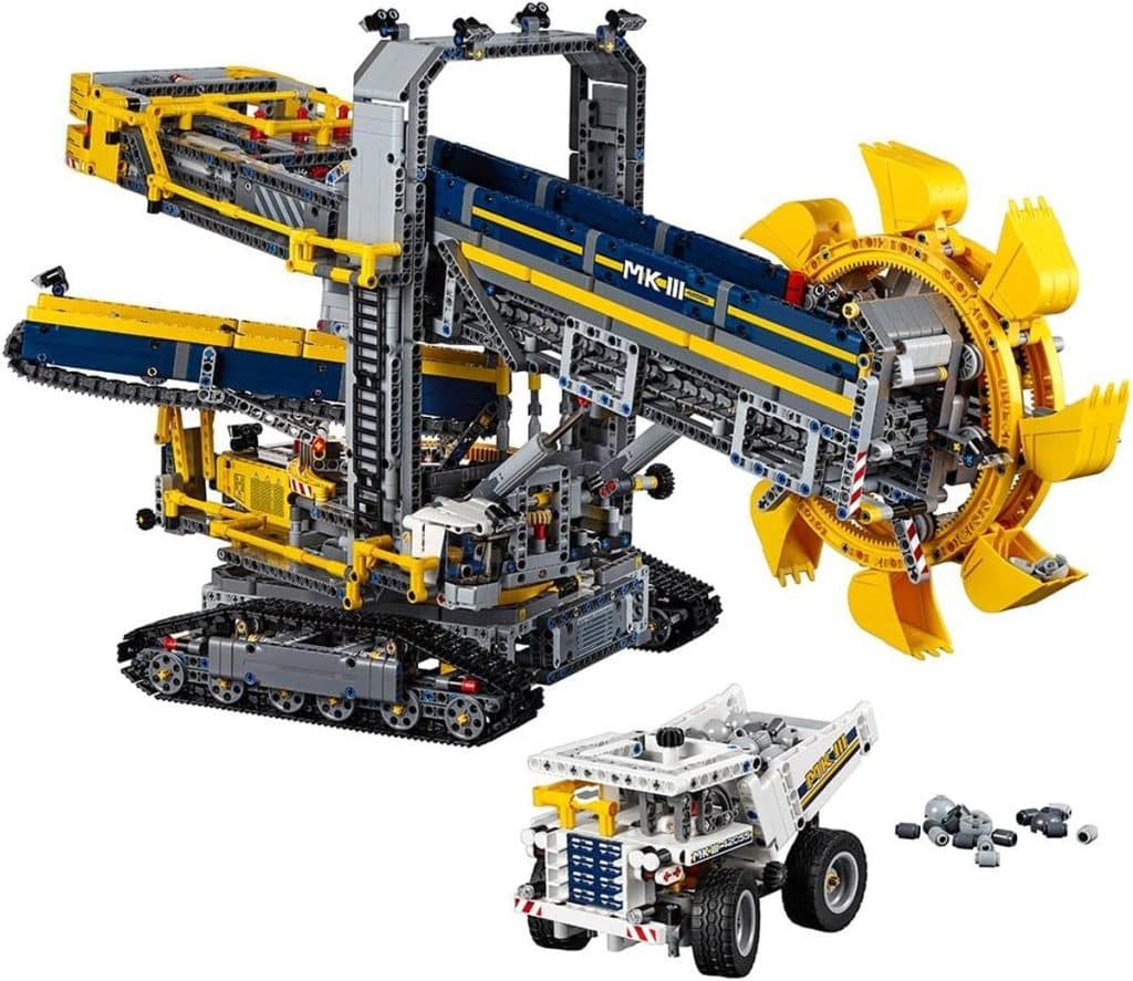 Test du LEGO Technic 42055 : excavatrice géante